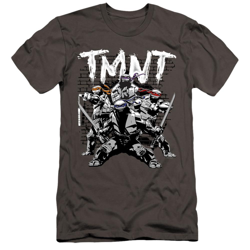 Teenage Mutant Ninja Turtles Tmnt Team Men's Ultra-Soft 30/1 Cotton Slim Short-Sleeve T-Shirt