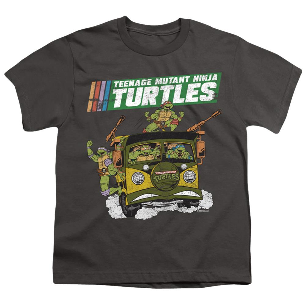 Teenage Mutant Ninja Turtles Tmnt Van Youth 18/1 100% Cotton Short-Sleeve T-Shirt