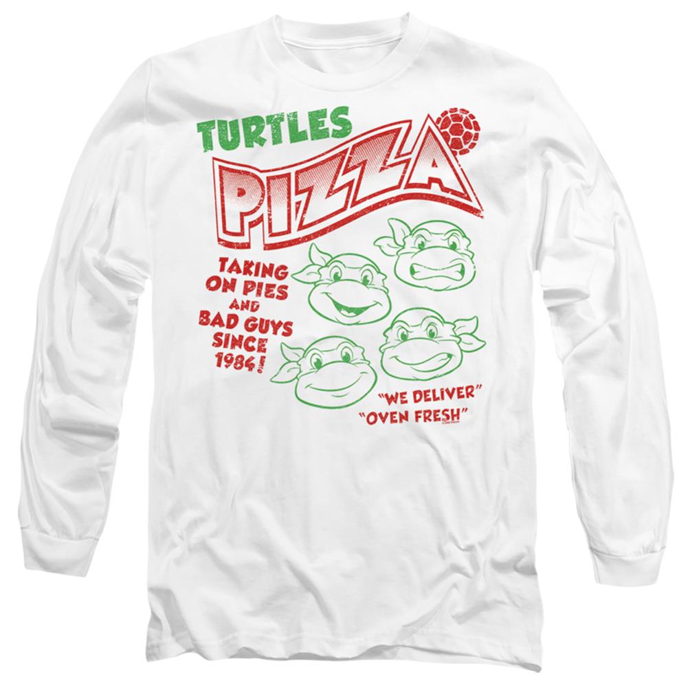 Teenage Mutant Ninja Turtles Turtles Pizza Men's 18/1 Cotton Long-Sleeve T-Shirt