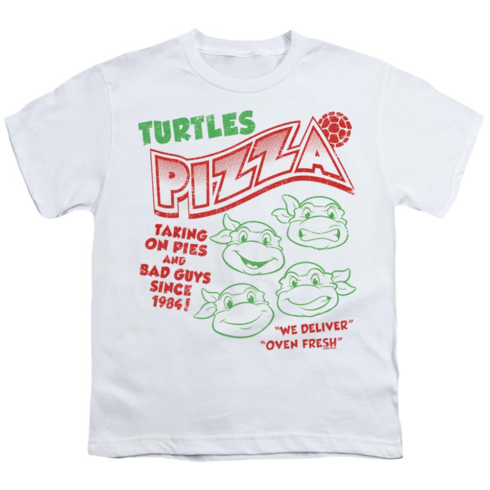 Teenage Mutant Ninja Turtles Turtles Pizza Youth 18/1 100% Cotton Short-Sleeve T-Shirt
