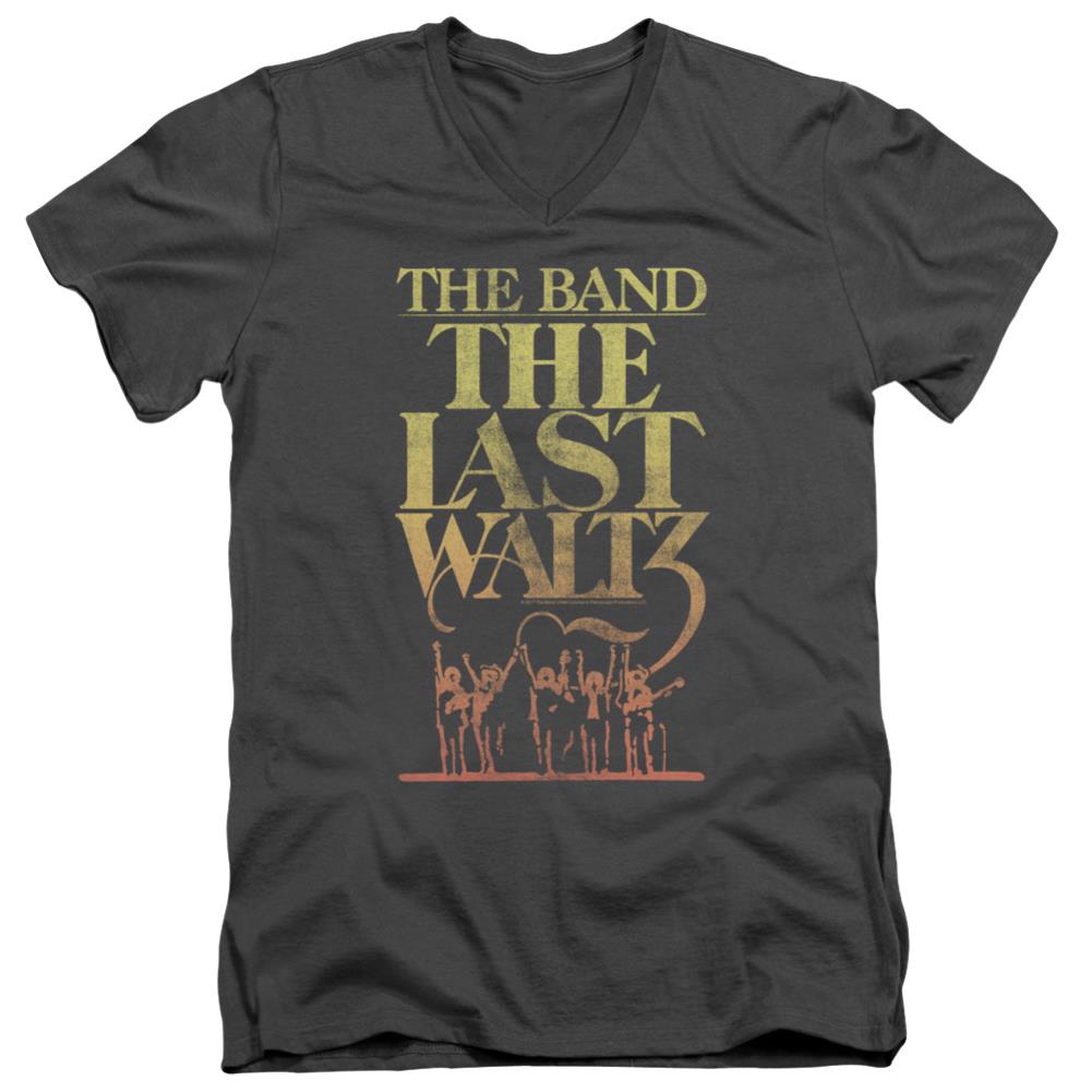 The Band The Last Waltz Men's 30/1 Cotton Slim V-Neck T-Shirt