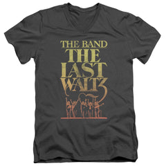 The Band The Last Waltz Men's 30/1 Cotton Slim V-Neck T-Shirt