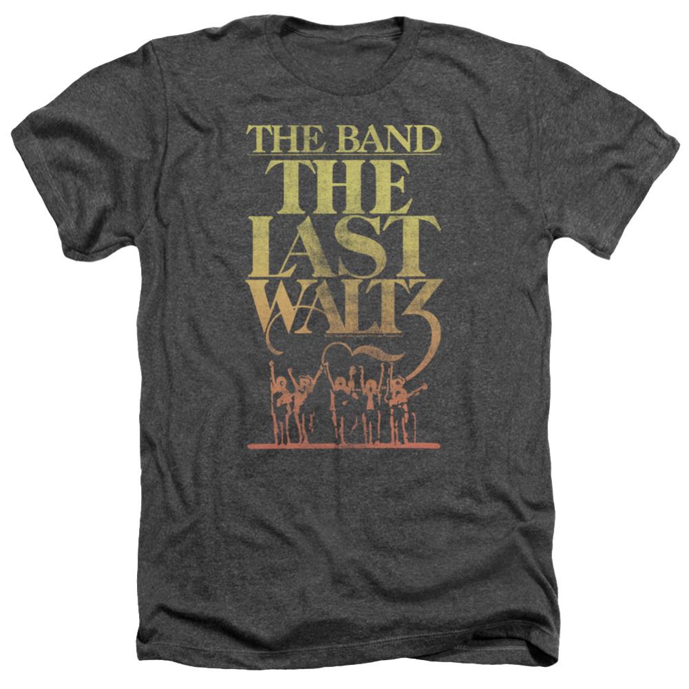 The Band The Last Waltz Men's 30/1 Heather 60 40 Poly Short-Sleeve T-Shirt