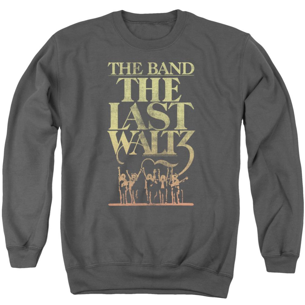 The Band The Last Waltz Men's Crewneck 50 50 Poly Long-Sleeve T-Shirt