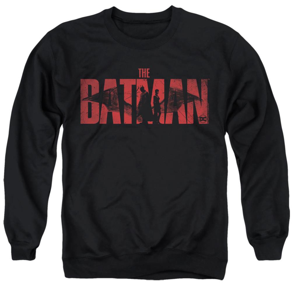 The Batman And Catwoman Men's Crewneck 50 50 Poly LS T