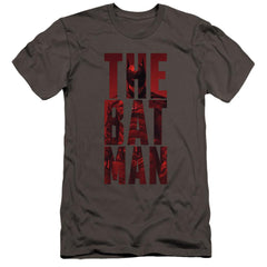 The Batman Crimson Crusader Men's Ultra-Soft 30/1 Cotton Slim SS T