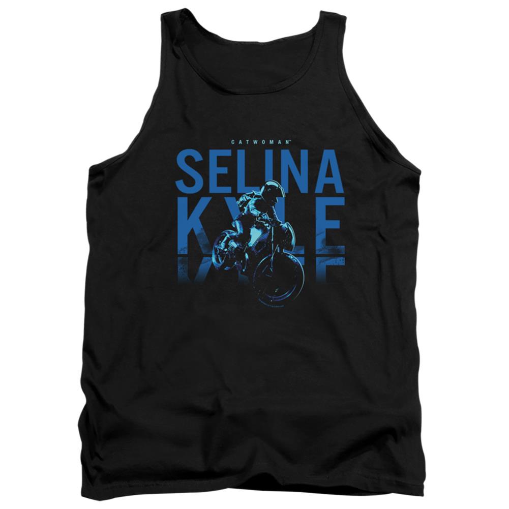 The Batman Selina Kyle Motorcycle Men's 18/1 Cotton Tank Top
