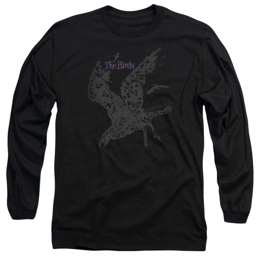 The Birds Poster Men's 18/1 Cotton Long-Sleeve T-Shirt