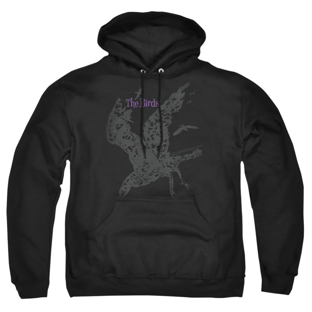 The Birds Poster Men's Pull-Over 75 25 Poly Hoodie
