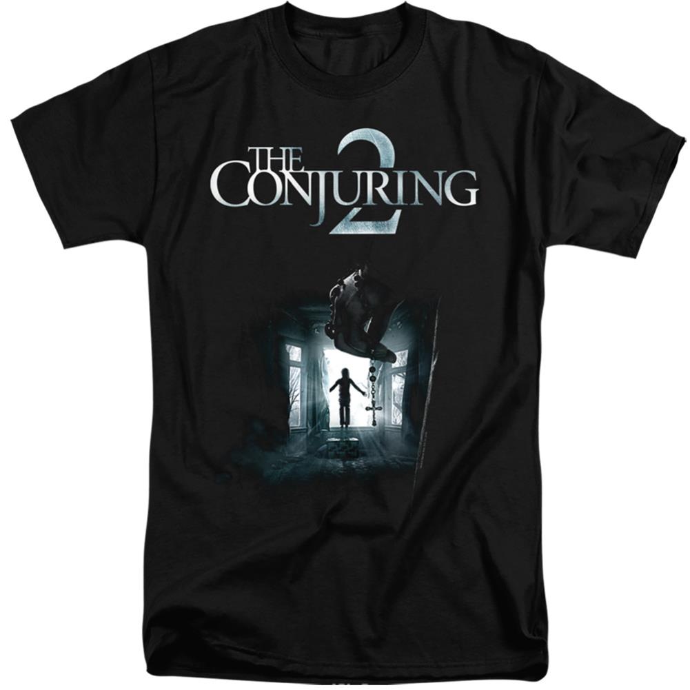 The Conjuring 2 Poster Men's 18/1 Tall Cotton Short-Sleeve T-Shirt