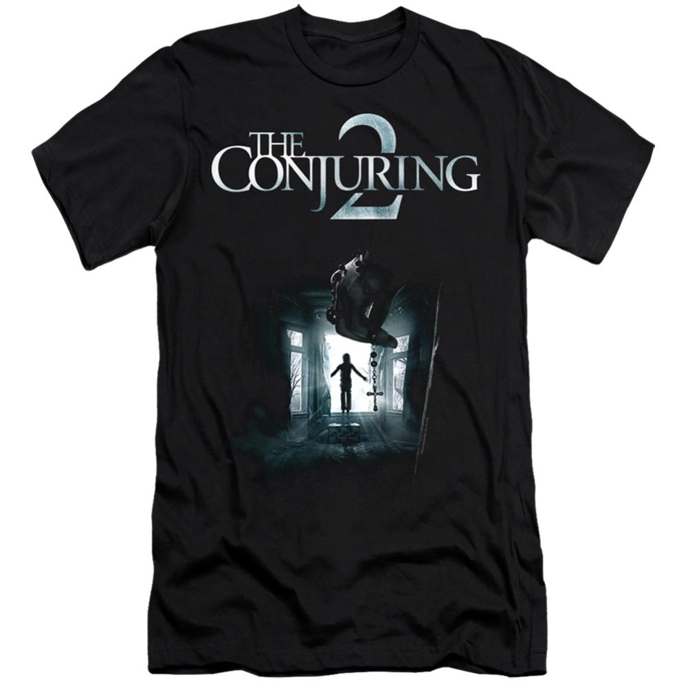 The Conjuring 2 Poster Men's Ultra-Soft 30/1 Cotton Slim Short-Sleeve T-Shirt