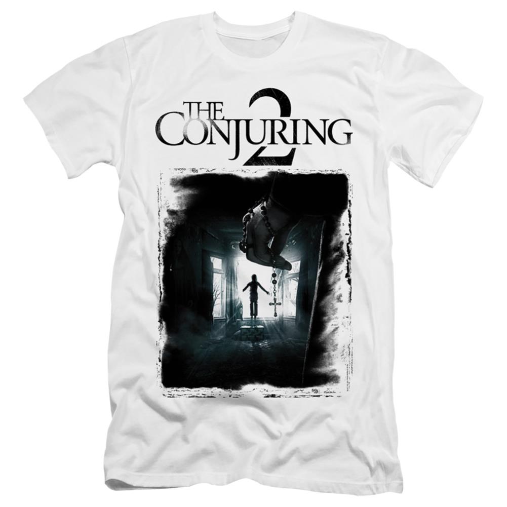 The Conjuring 2 Poster Men's Ultra-Soft 30/1 Cotton Slim Short-Sleeve T-Shirt