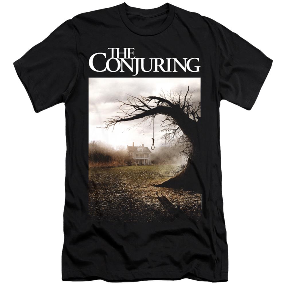 The Conjuring Poster Men's Ultra-Soft 30/1 Cotton Slim Short-Sleeve T-Shirt