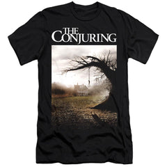 The Conjuring Poster Men's Ultra-Soft 30/1 Cotton Slim Short-Sleeve T-Shirt
