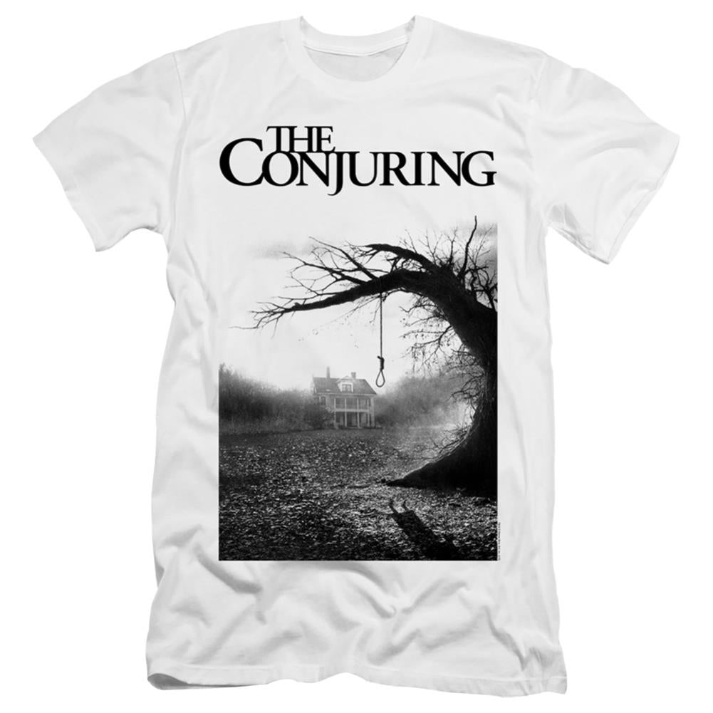 The Conjuring Poster Men's Ultra-Soft 30/1 Cotton Slim Short-Sleeve T-Shirt