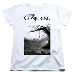 The Conjuring Poster Women's 18/1 Cotton Short-Sleeve T-Shirt