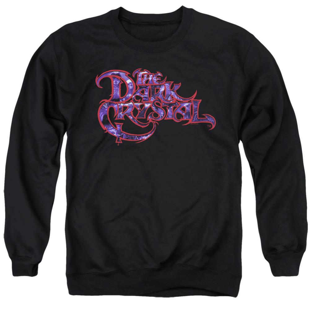 The Dark Crystal Collage Logo Men's Crewneck 50 50 Poly Long-Sleeve T-Shirt