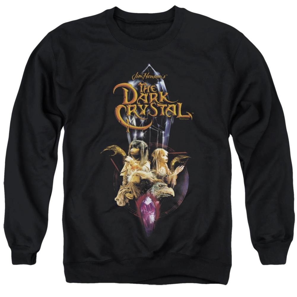 The Dark Crystal Crystal Quest Men's Crewneck 50 50 Poly Long-Sleeve T-Shirt