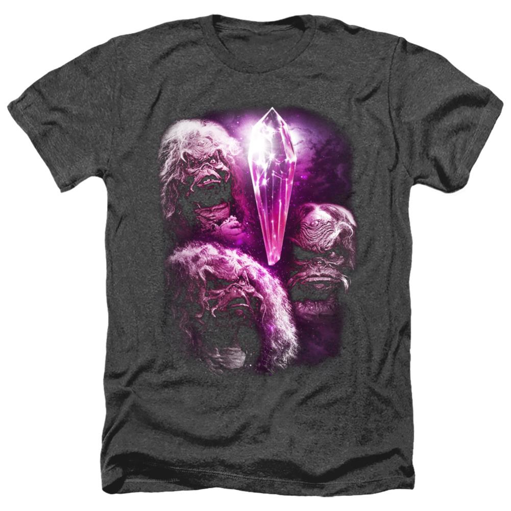 The Dark Crystal Howling Men's 30/1 Heather 60 40 Poly Short-Sleeve T-Shirt