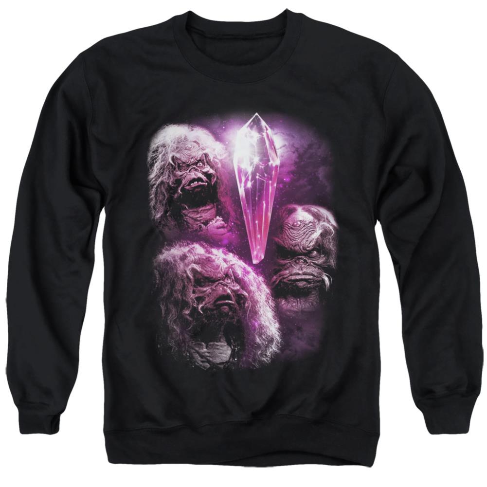 The Dark Crystal Howling Men's Crewneck 50 50 Poly Long-Sleeve T-Shirt
