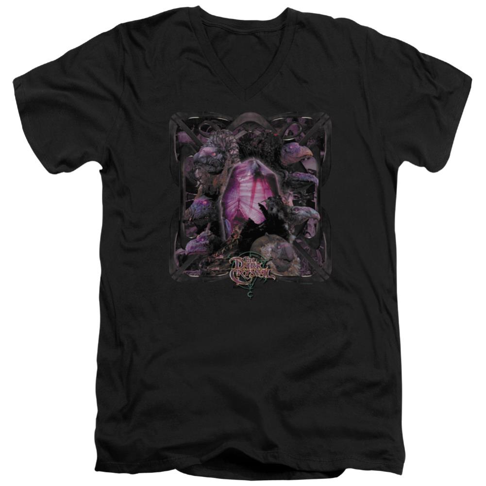 The Dark Crystal Lust For Power Men's 30/1 Cotton Slim V-Neck T-Shirt