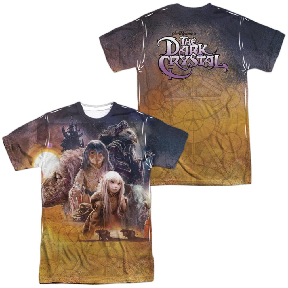 The Dark Crystal Painted Poster (Front/Back Print) Men's Regular Fit Polyester Short-Sleeve T-Shirt