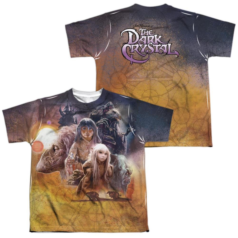 The Dark Crystal Painted Poster (Front/Back Print) Youth Regular Fit Poly Short-Sleeve T-Shirt