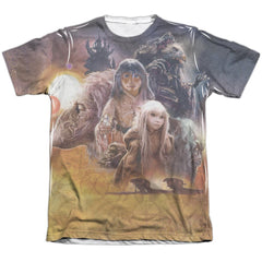 The Dark Crystal Painted Poster Men's Regular Fit Poly Cotton Short-Sleeve T-Shirt