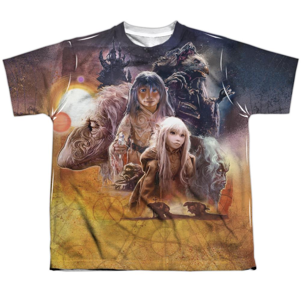 The Dark Crystal Painted Poster Youth Regular Fit Poly Short-Sleeve T-Shirt