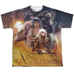 The Dark Crystal Painted Poster Youth Regular Fit Poly Short-Sleeve T-Shirt