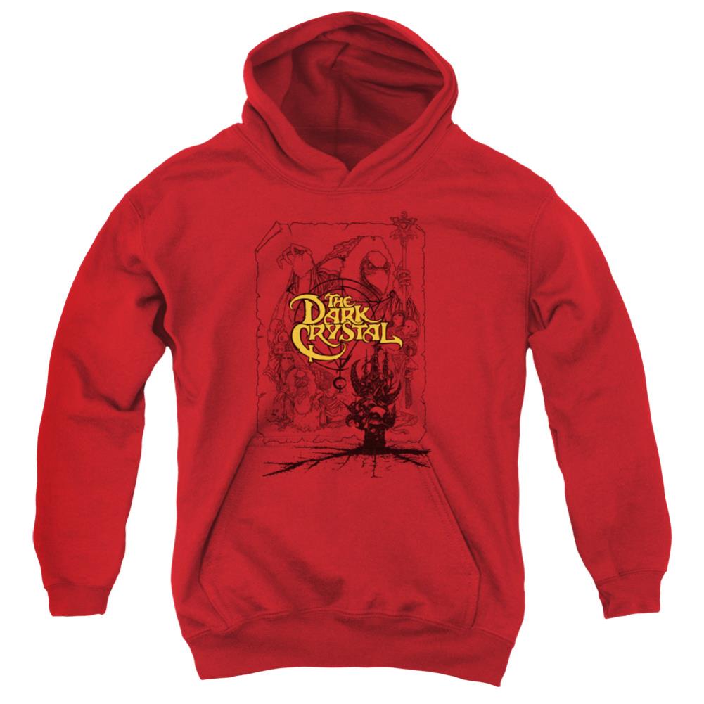 The Dark Crystal Poster Lines Youth Cotton Poly Pull-Over Hoodie