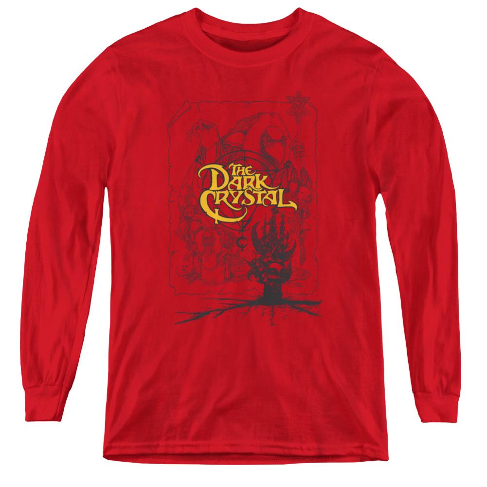 The Dark Crystal Poster Lines Youth Long-Sleeve T-Shirt