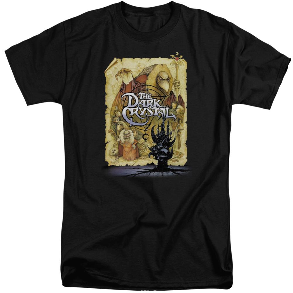 The Dark Crystal Poster Men's 18/1 Tall Cotton Short-Sleeve T-Shirt