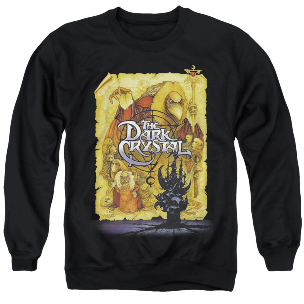 The Dark Crystal Poster Men's Crewneck 50 50 Poly Long-Sleeve T-Shirt