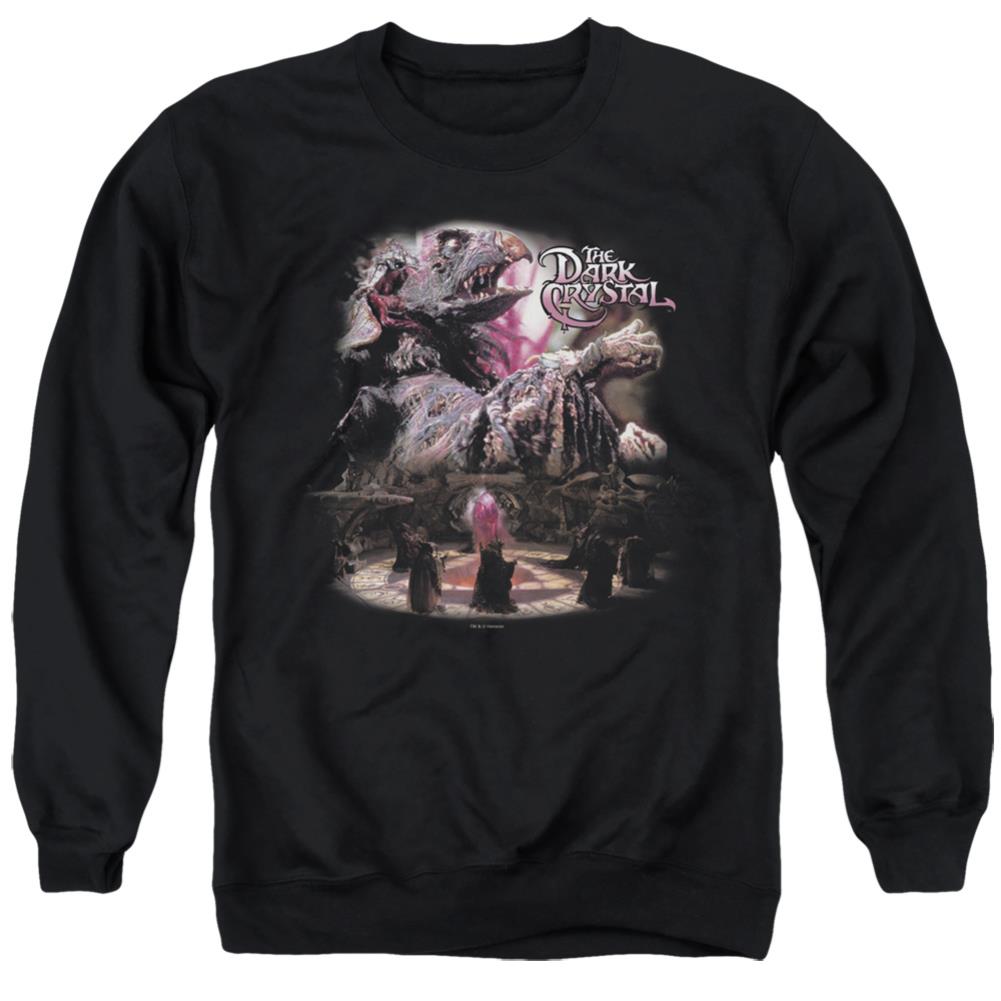 The Dark Crystal Power Mad Men's Crewneck 50 50 Poly Long-Sleeve T-Shirt