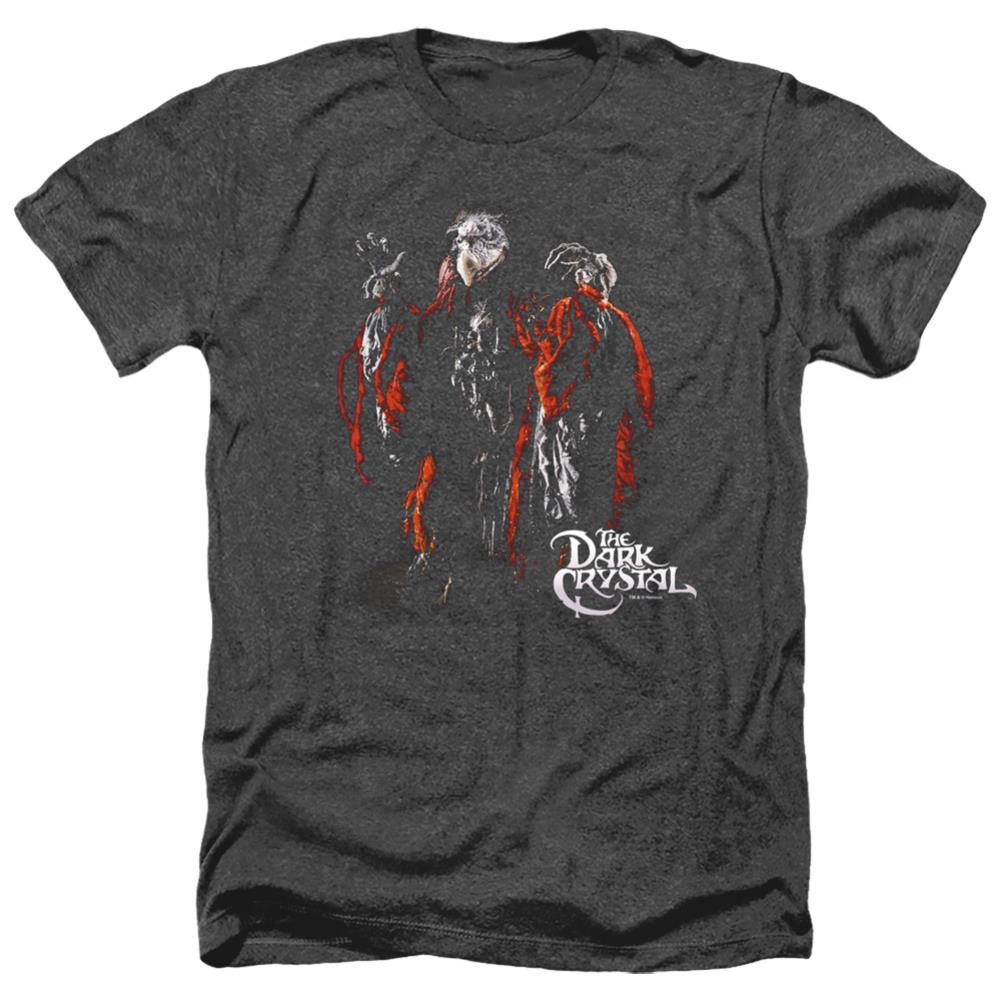 The Dark Crystal Skeksis Men's 30/1 Heather 60 40 Poly Short-Sleeve T-Shirt