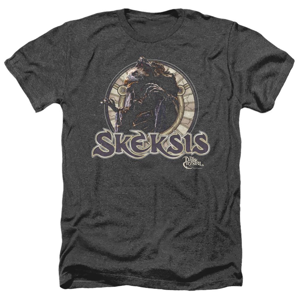 The Dark Crystal Skeksis Men's 30/1 Heather 60 40 Poly Short-Sleeve T-Shirt