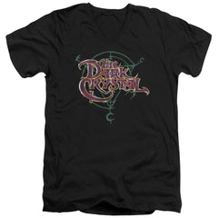 The Dark Crystal Symbol Logo Men's 30/1 Cotton Slim V-Neck T-Shirt