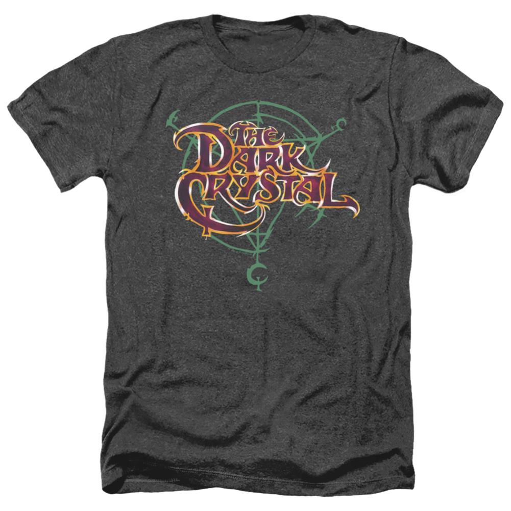The Dark Crystal Symbol Logo Men's 30/1 Heather 60 40 Poly Short-Sleeve T-Shirt