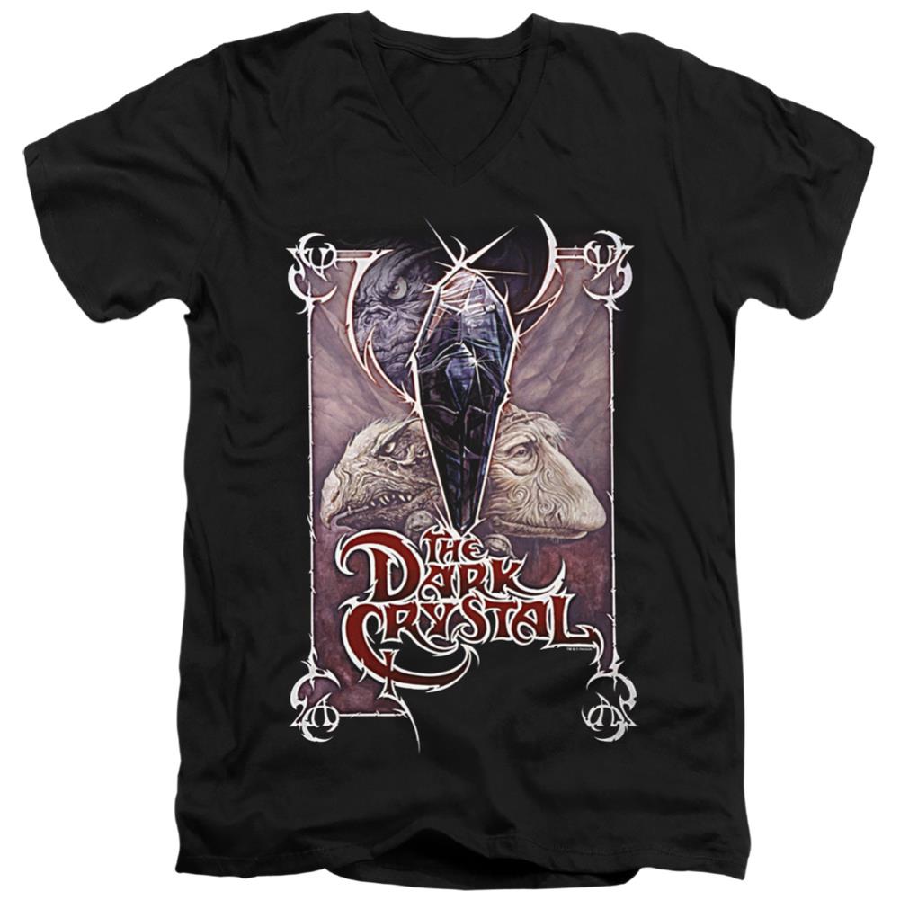 The Dark Crystal Wicked Poster Men's 30/1 Cotton Slim V-Neck T-Shirt