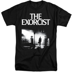 The Exorcist Poster Men's 18/1 Tall Cotton Short-Sleeve T-Shirt