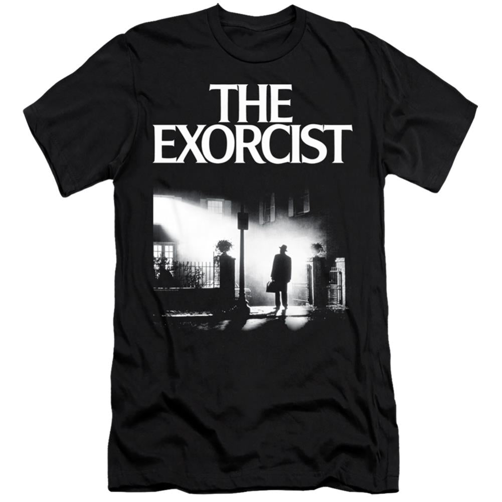 The Exorcist Poster Men's Ultra-Soft 30/1 Cotton Slim Short-Sleeve T-Shirt
