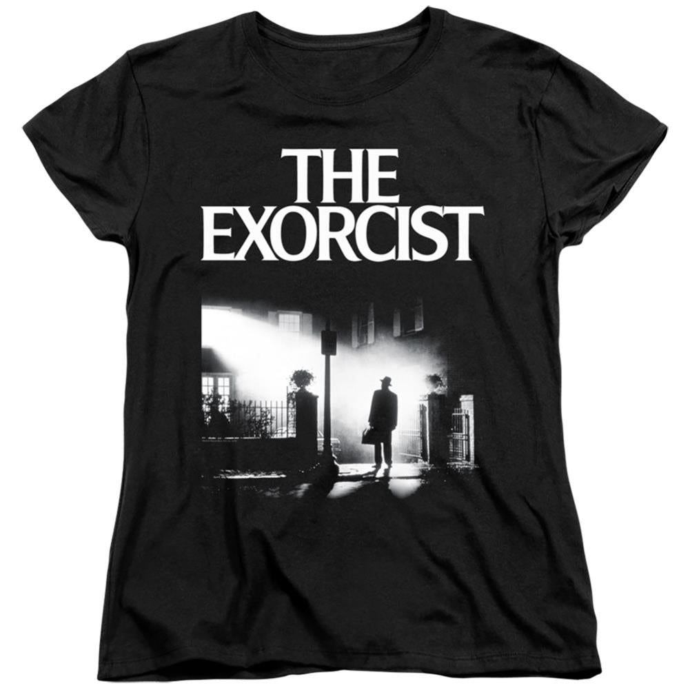The Exorcist Poster Women's 18/1 Cotton Short-Sleeve T-Shirt