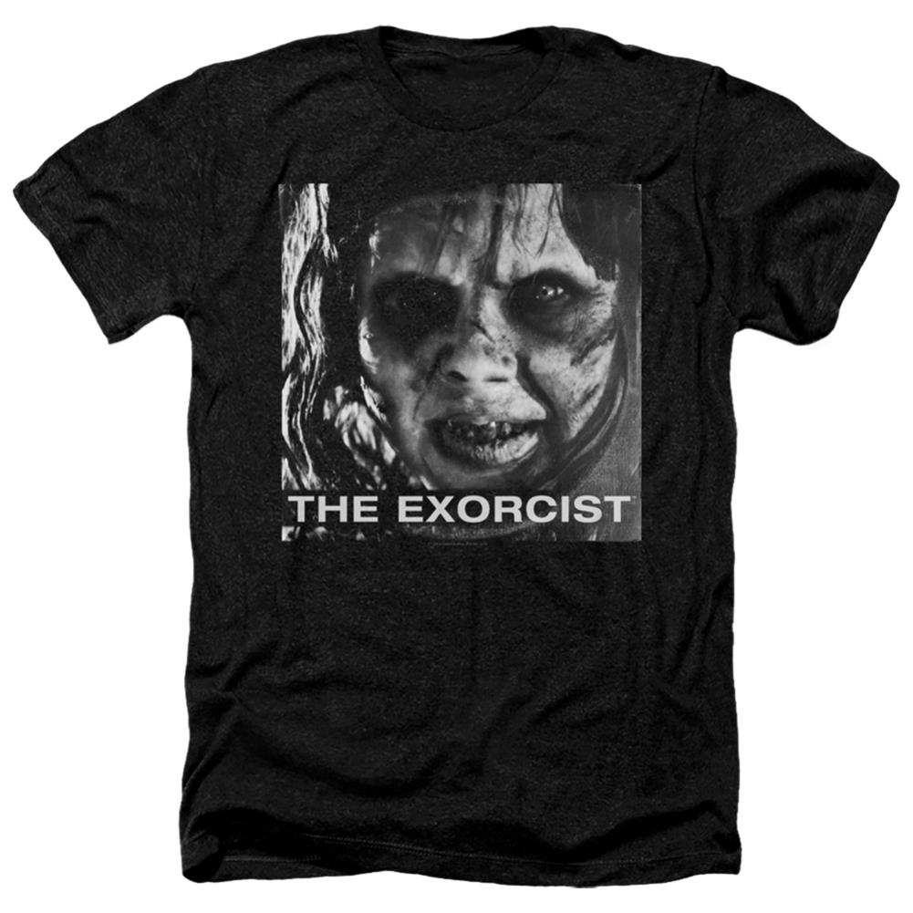 The Exorcist Regan Approach Men's 30/1 Heather 60 40 Poly Short-Sleeve T-Shirt