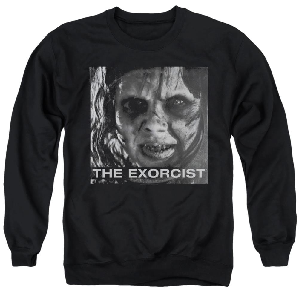 The Exorcist Regan Approach Men's Crewneck 50 50 Poly Long-Sleeve T-Shirt