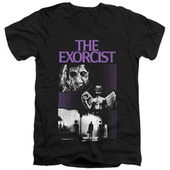 The Exorcist What An Excellent Day Men's 30/1 Cotton Slim V-Neck T-Shirt