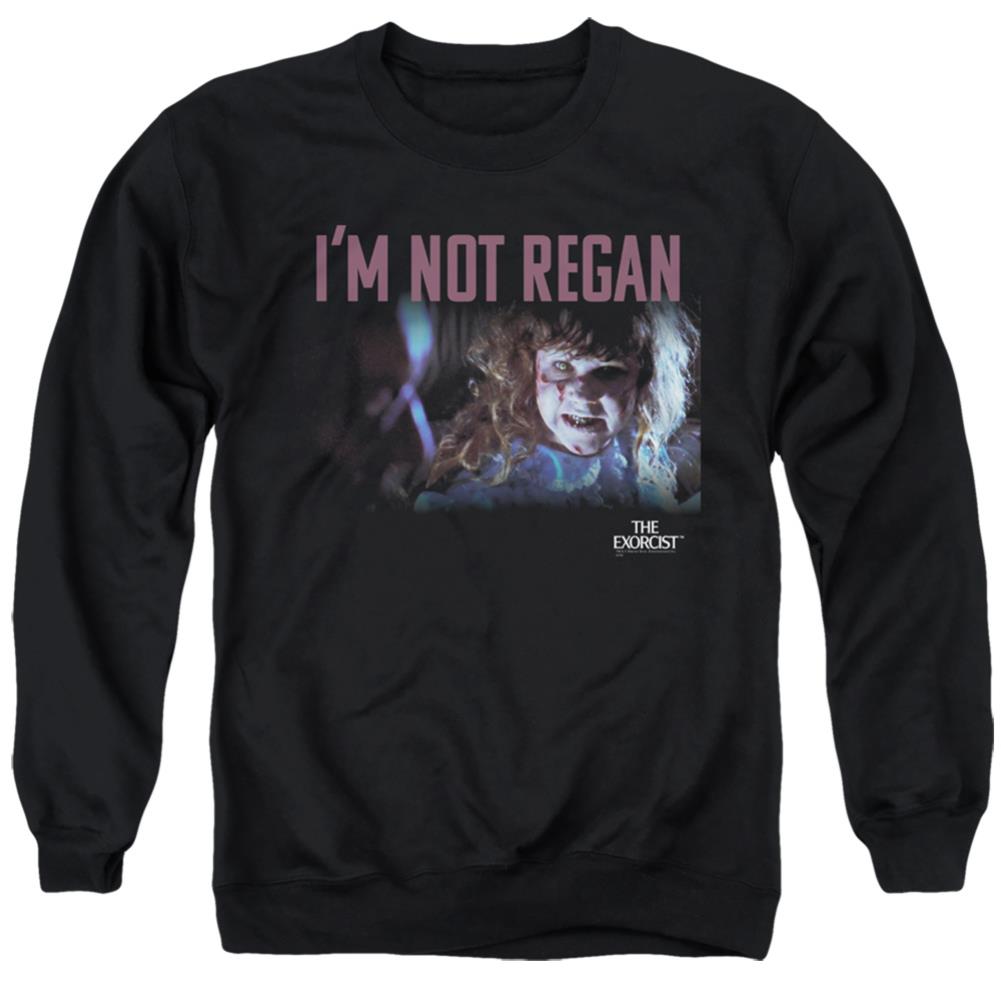 The Exorcist Your Mother Men's Crewneck 50 50 Poly Long-Sleeve T-Shirt