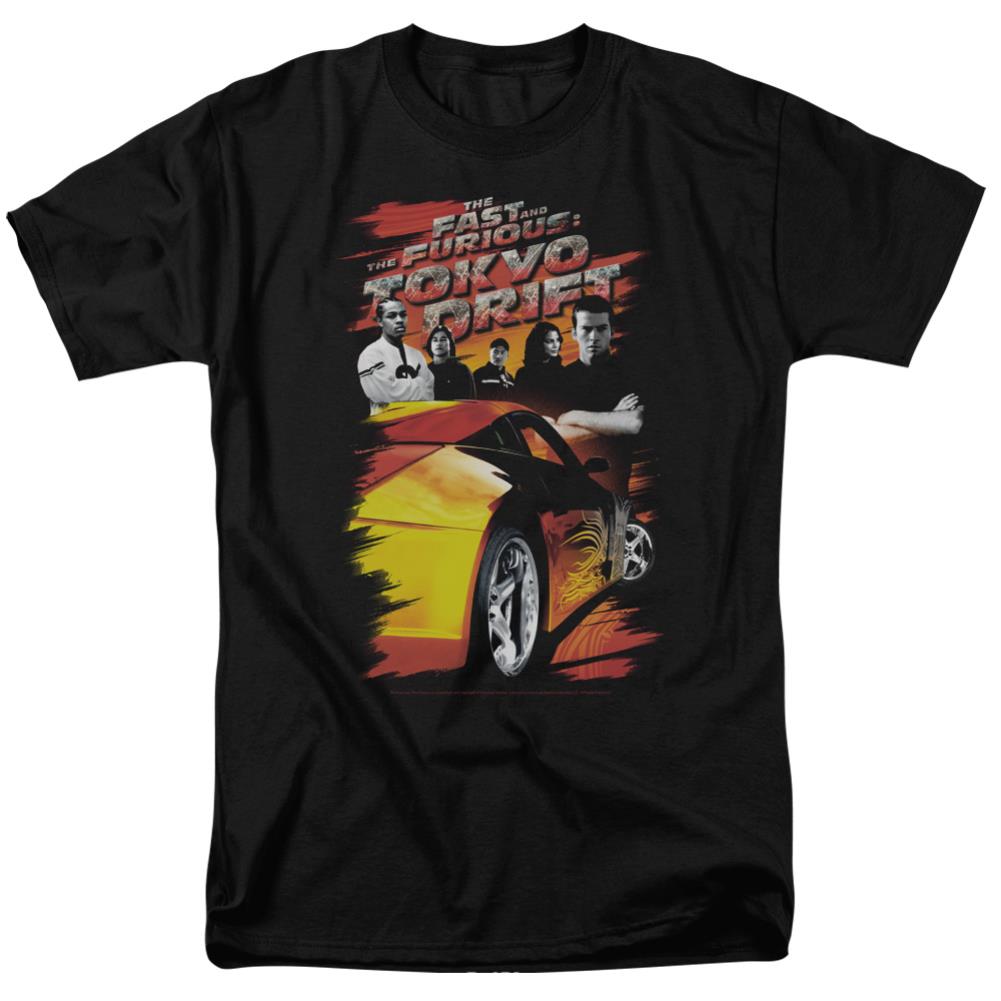The Fast And The Furious: Tokyo Drift Drifting Crew Men's 18/1 Cotton Short-Sleeve T-Shirt