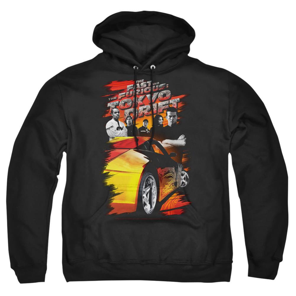 The Fast And The Furious: Tokyo Drift Drifting Crew Men's Pull-Over 75 25 Poly Hoodie