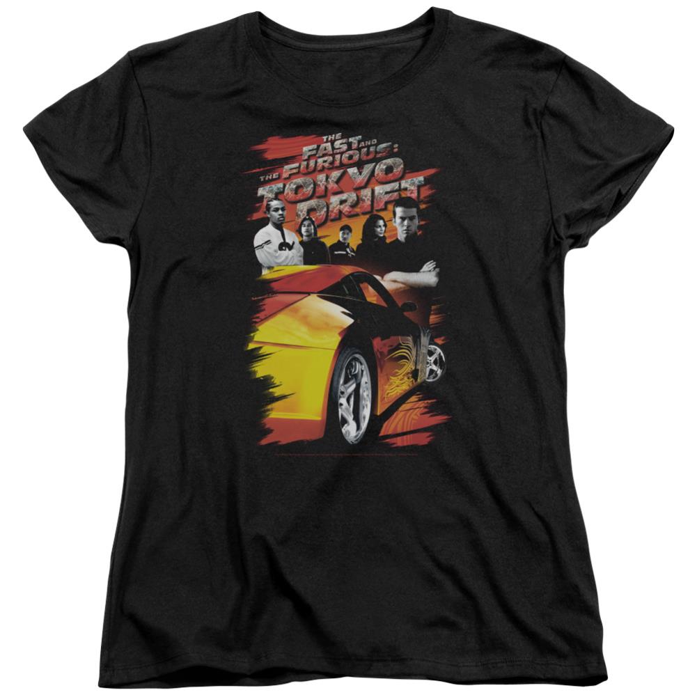 The Fast And The Furious: Tokyo Drift Drifting Crew Women's 18/1 Cotton Short-Sleeve T-Shirt